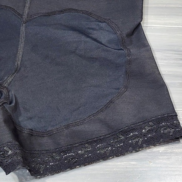 Leonisa PowerSlim Open Bust Boyshort Body Shaper Black Size 3X - Picture 4 of 11